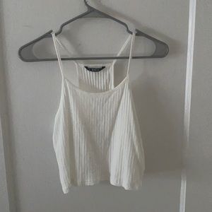 White crop top